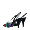 Valentino Garavani Black Leather High Heel Pumps