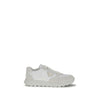 Prada White Recycled Polyamide Athletic Sneakers
