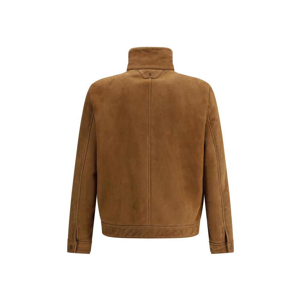 Salvatore Santoro braune Lederjacke