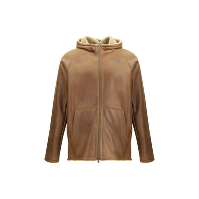 Salvatore Santoro Brown Leather Coat