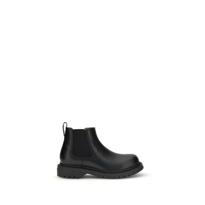 Givenchy Black Bull Skin Chelsea Boots
