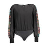Desigual schwarzer Elastan-Body