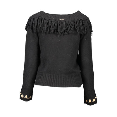 Blugirl schwarzer Wollpullover