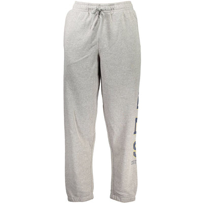 Vans Grigio Cotton Men Sports Trouser