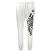 Cavalli Class Bianco Cotton Women Jogger Pant
