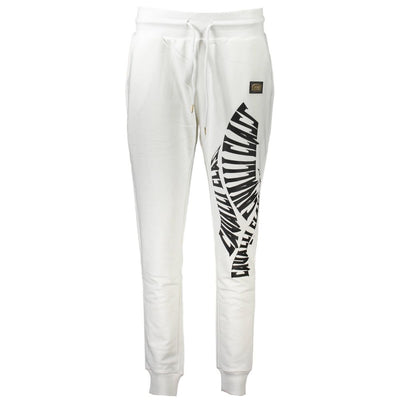 Cavalli Class Bianco Cotton Women's Jogger