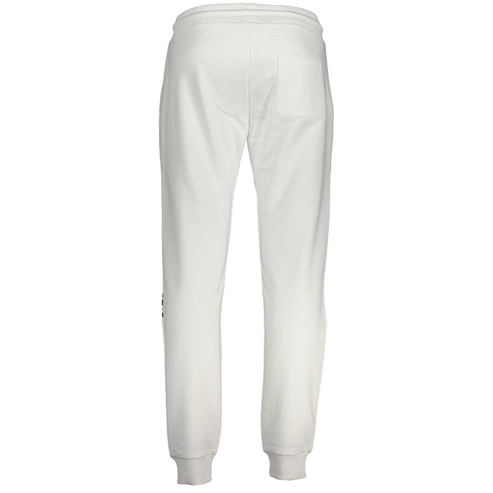 Cavalli Class Bianco Cotton Men's Sweatpant
