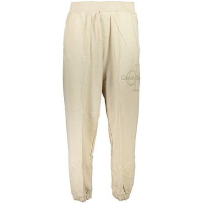 Calvin Klein Beige Cotton Men's Sweatpant