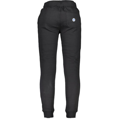 North Sails Black Cotton Men Sweatpants