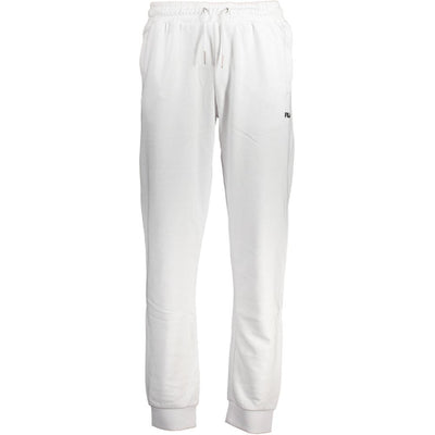 Fila White Cotton Men's Sweatpants