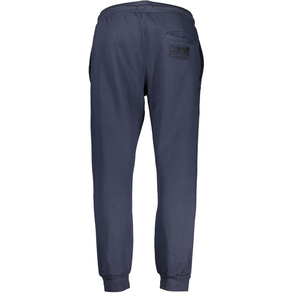Cavalli Class Blue Cotton Athletic Pants
