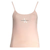 Calvin Klein Rosa Cotton Women Canotta
