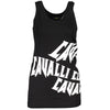 Cavalli Class Black Cotton Women Tank Top