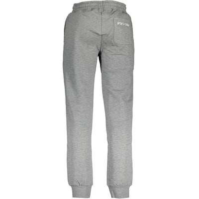 La Martina Gray Cotton Men's Sweatpants