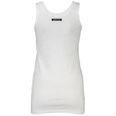 Cavalli Class White Cotton Women Tank Top