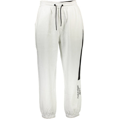 Calvin Klein White Cotton Men's Sport Trouser