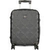 Laura Biagiotti Black Polyurethane Women's Travel Trolley Set