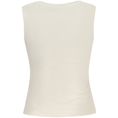 Tommy Hilfiger Beige Cotton Women Tank Top