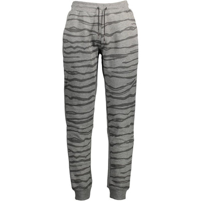 Cavalli Class Grigio Cotton Men's Sports Trouser