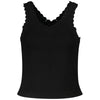 Guess Jeans Black Viscosa Women Tank Top