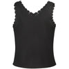 Guess Jeans Black Viscosa Women Tank Top