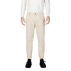 Borghese Beige Nylon Casual Pants