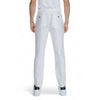 Borghese White Linen Casual Pants