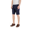 Borghese Blue Cotton Bermuda Shorts
