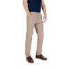 Borghese Beige Cotton Skinny Pants