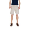 Borghese Bicolor Cotton Bermuda Shorts