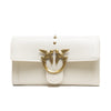 PINKO Weiße Leder One Simply Love Mini-Tasche