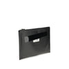 MM6 Black Calf Leather Bos Taurus Clutch Bag