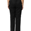 BENCIVENGA Black Wool Blend Pinstripe Straight Leg Pants