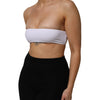 Dolce & Gabbana White Nylon Blend Bandeau Strapless Tube Top