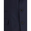 Brunello Cucinelli Blue Wool Blazer