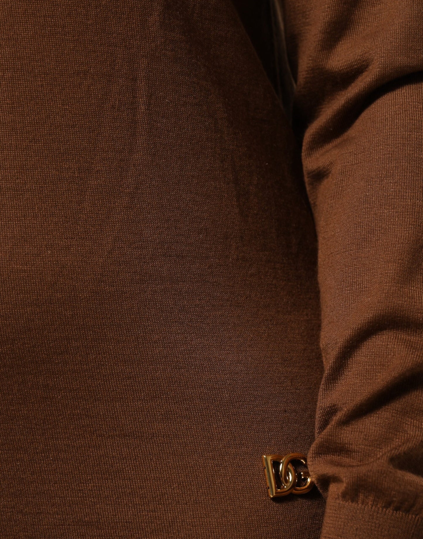 Dolce &amp; Gabbana brauner Kaschmir-Rollkragenpullover