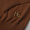 Dolce &amp; Gabbana brauner Kaschmir-Rollkragenpullover