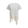 Sacai White Cotton T-Shirt
