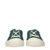 Veja Green Fabric Low Top Sneakers