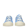 Veja Light Blue Fabric Low Top Sneakers