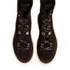 Dolce & Gabbana Brown Suede Lace Up Ankle Short Boots Shoes