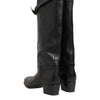 Dolce & Gabbana Black Logo Plaque Over The Calf Boots Shoes
