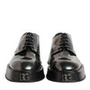 Dolce & Gabbana Multicolor Leather Lace-up Men Formal Derby Shoes