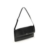 Courrèges Black Calf Leather Bos Taurus Shoulder Bag