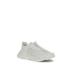 Dolce & Gabbana White Polyamide Athletic Sneakers