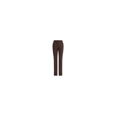 The Latest Brown Polyester Skinny Pants