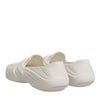 Dolce & Gabbana White Rubber Slides Low Top Sneakers Shoes
