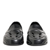 Dolce & Gabbana Black Rubber Slides Low Top Sneakers Shoes