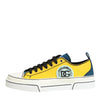 Dolce & Gabbana Multicolor Cotton Logo Low Top Sneakers Shoes
