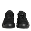 Dolce & Gabbana Black Lace Up Wave Low Top Men Sneaker Shoes